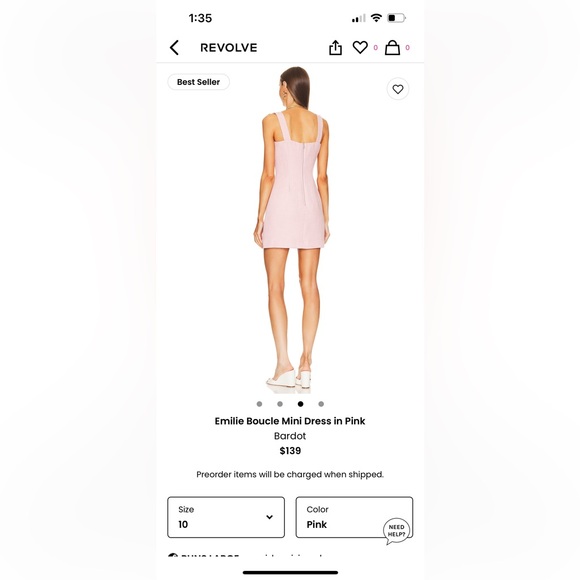 Revolve dress, brand new in package size 10 - Picture 2 of 5